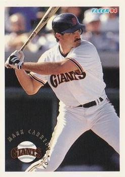 #688 Mark Carreon - San Francisco Giants - 1994 Fleer Baseball