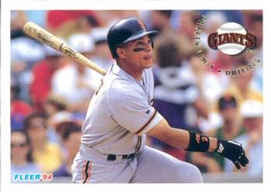 #693 Darren Lewis - San Francisco Giants - 1994 Fleer Baseball