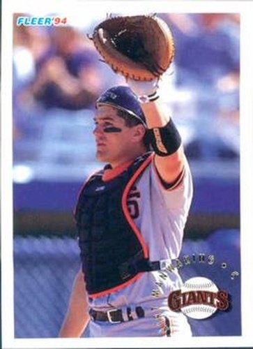 #694 Kirt Manwaring - San Francisco Giants - 1994 Fleer Baseball