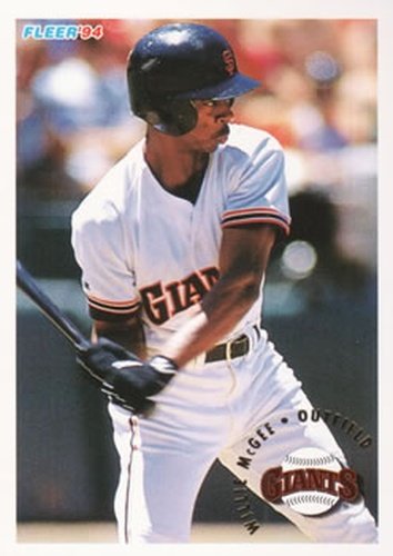 #696 Willie McGee - San Francisco Giants - 1994 Fleer Baseball