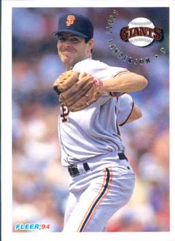 #700 Scott Sanderson - San Francisco Giants - 1994 Fleer Baseball