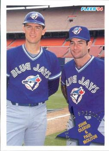 #707 John Olerud / Paul Molitor - Toronto Blue Jays - 1994 Fleer Baseball