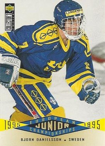 #342 Bjorn Danielsson - Sweden - 1995-96 Collector's Choice Hockey