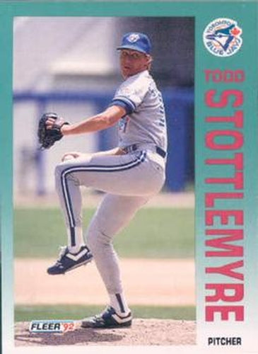 #342 Todd Stottlemyre - Toronto Blue Jays - 1992 Fleer Baseball