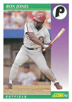 #342 Ron Jones - Philadelphia Phillies - 1992 Score Baseball