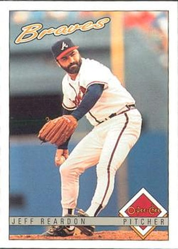 #342 Jeff Reardon - Atlanta Braves - 1993 O-Pee-Chee Baseball