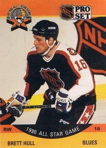 #342 Brett Hull - St. Louis Blues - 1990-91 Pro Set Hockey