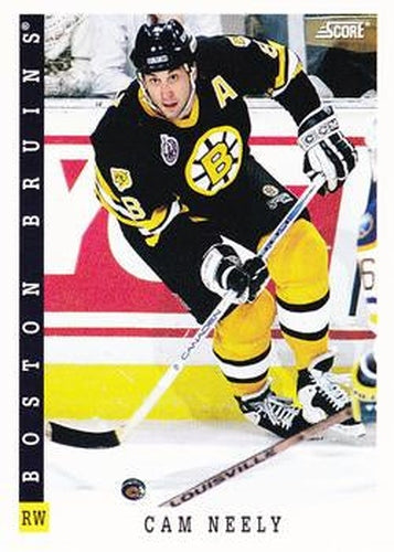 #342 Cam Neely - Boston Bruins - 1993-94 Score Canadian Hockey