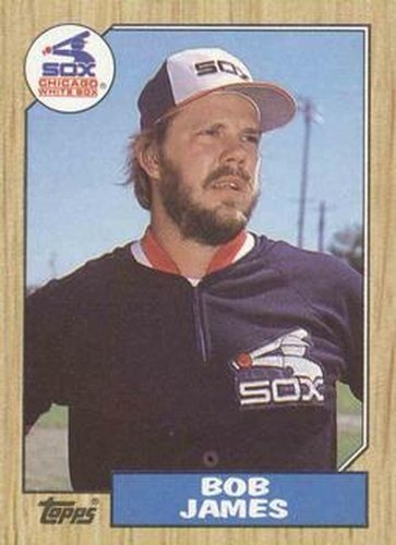 #342 Bob James - Chicago White Sox - 1987 Topps Baseball