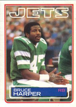 #342 Bruce Harper - New York Jets - 1983 Topps Football