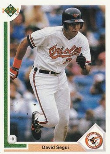 #342 David Segui - Baltimore Orioles - 1991 Upper Deck Baseball