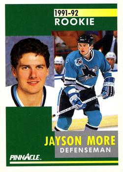 #342 Jay More - San Jose Sharks - 1991-92 Pinnacle Hockey
