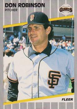 #342 Don Robinson - San Francisco Giants - 1989 Fleer Baseball