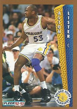 #342 Alton Lister - Golden State Warriors - 1992-93 Fleer Basketball