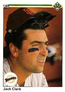 #342 Jack Clark - San Diego Padres - 1990 Upper Deck Baseball