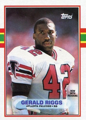 #342 Gerald Riggs - Atlanta Falcons - 1989 Topps Football