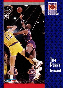 #342 Tim Perry - Phoenix Suns - 1991-92 Fleer Basketball