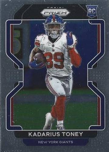 #342 Kadarius Toney - New York Giants - 2021 Panini Prizm Football