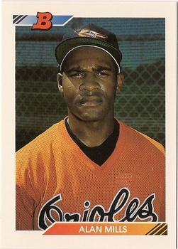 #342 Alan Mills - Baltimore Orioles - 1992 Bowman Baseball
