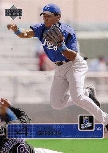 #342 Angel Berroa - Kansas City Royals - 2003 Upper Deck Baseball