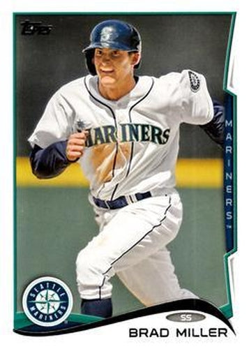 #342 Brad Miller - Seattle Mariners - 2014 Topps Baseball