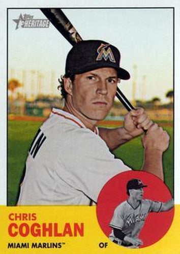 #342 Chris Coghlan - Miami Marlins - 2012 Topps Heritage Baseball