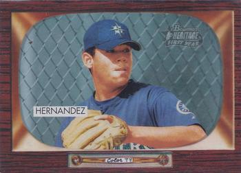 #342 Felix Hernandez - Seattle Mariners - 2004 Bowman Heritage Baseball