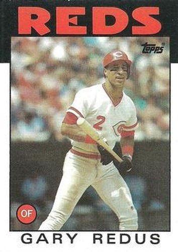 #342 Gary Redus - Cincinnati Reds - 1986 Topps Baseball