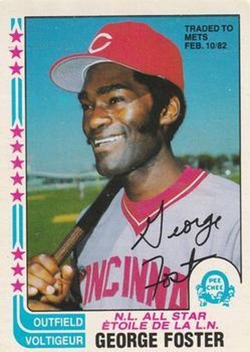 #342 George Foster - New York Mets - 1982 O-Pee-Chee Baseball