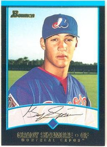 #342 Grady Sizemore - Montreal Expos - 2001 Bowman Baseball