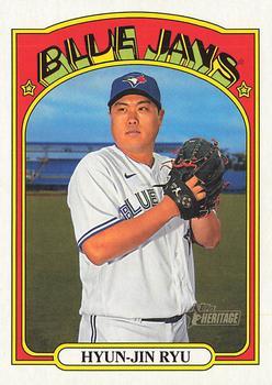 #342 Hyun-Jin Ryu - Toronto Blue Jays - 2021 Topps Heritage Baseball