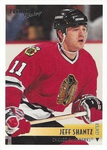 #342 Jeff Shantz - Chicago Blackhawks - 1994-95 Topps Premier Hockey