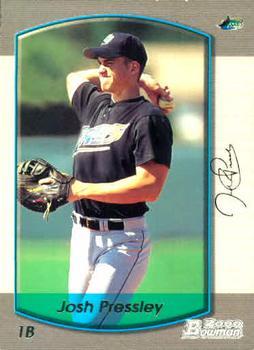 #342 Josh Pressley - Tampa Bay Devil Rays - 2000 Bowman Baseball