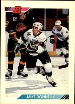 #342 Mike Donnelly - Los Angeles Kings - 1992-93 Bowman Hockey