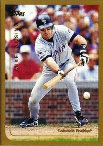 #342 Mike Lansing - Colorado Rockies - 1999 Topps Baseball
