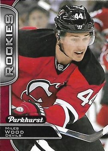 #342 Miles Wood - New Jersey Devils - 2016-17 Parkhurst - Red Hockey