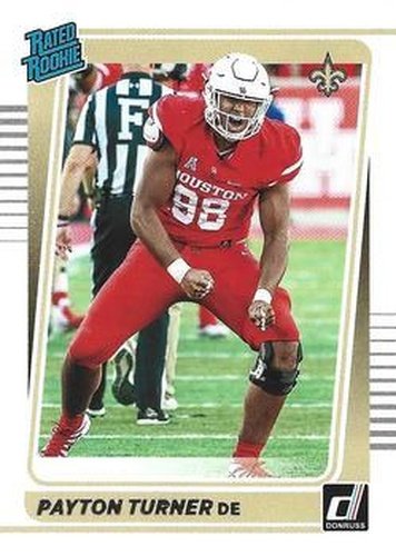 #342 Payton Turner - New Orleans Saints - 2021 Donruss Football