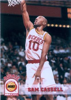 #342 Sam Cassell - Houston Rockets - 1993-94 Hoops Basketball