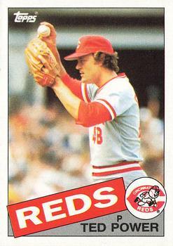#342 Ted Power - Cincinnati Reds - 1985 Topps Baseball