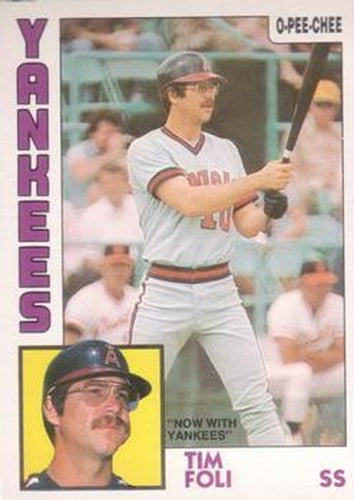 #342 Tim Foli - New York Yankees - 1984 O-Pee-Chee Baseball