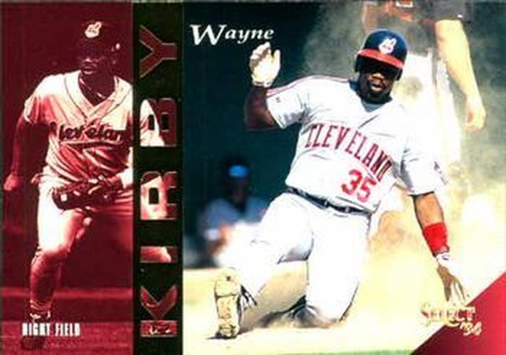 #342 Wayne Kirby - Cleveland Indians - 1994 Select Baseball