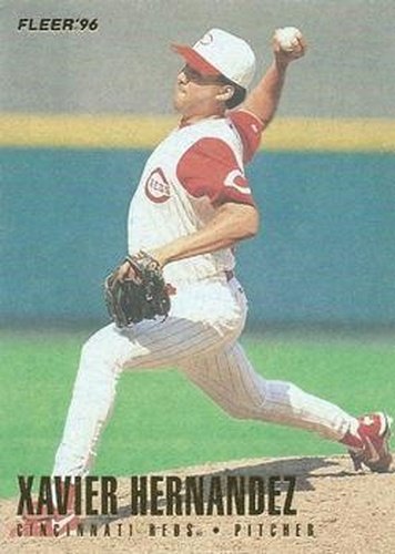 #342 Xavier Hernandez - Cincinnati Reds - 1996 Fleer Baseball