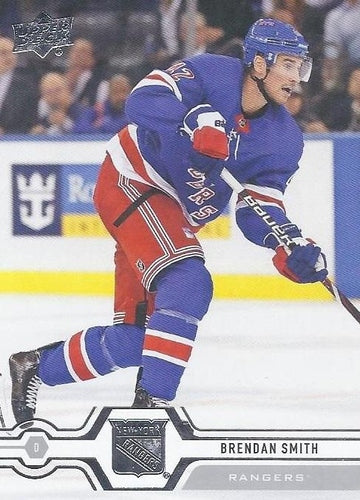 #342 Brendan Smith - New York Rangers - 2019-20 Upper Deck Hockey