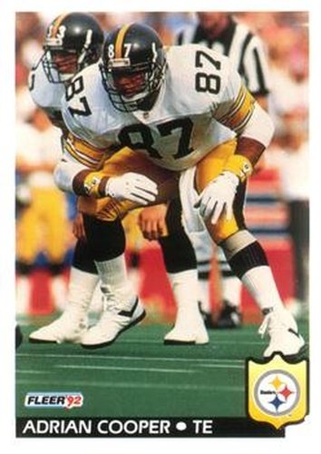 #342 Adrian Cooper - Pittsburgh Steelers - 1992 Fleer Football