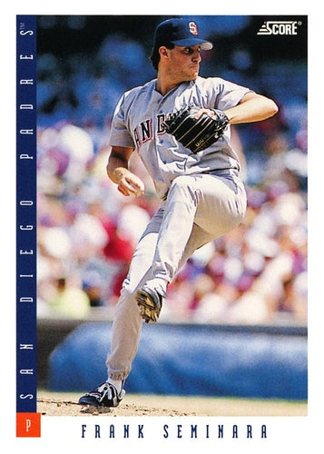 #342 Frank Seminara - San Diego Padres - 1993 Score Baseball