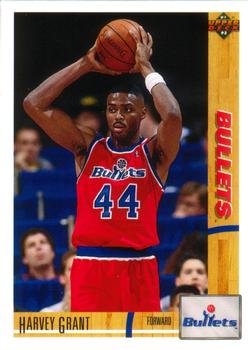 #342 Harvey Grant - Washington Bullets - 1991-92 Upper Deck Basketball