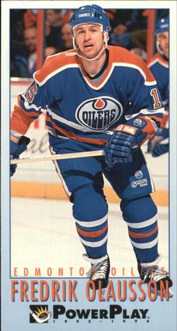 #342 Fredrik Olausson - Edmonton Oilers - 1993-94 Fleer PowerPlay Hockey