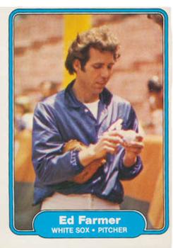 #342 Ed Farmer - Chicago White Sox - 1982 Fleer Baseball
