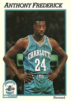 #342 Anthony Frederick - Charlotte Hornets - 1991-92 Hoops Basketball