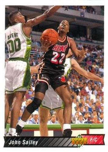 #342 John Salley - Miami Heat - 1992-93 Upper Deck Basketball